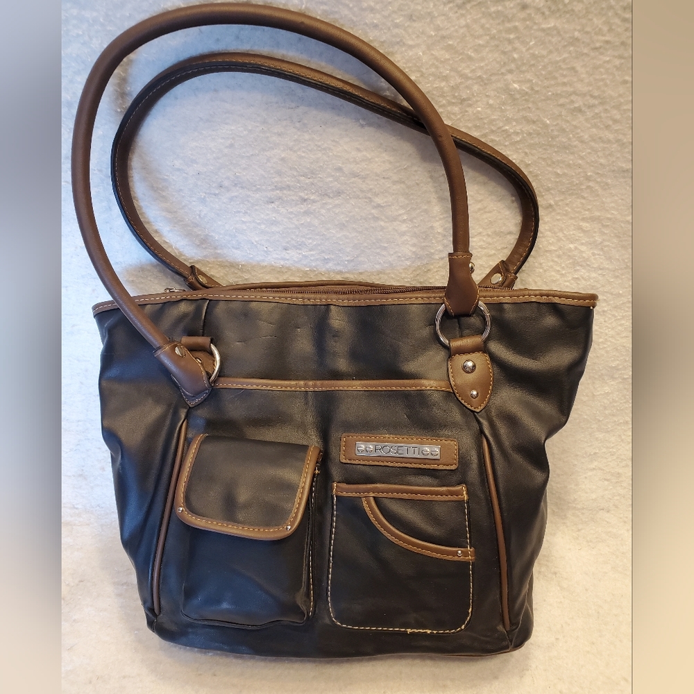 Rosetti Faux Leather Medium Satchel Tote Bag, NWOT